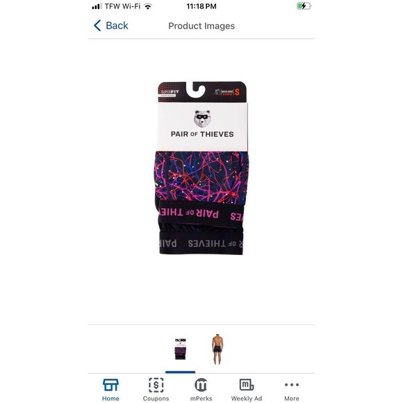 Pair of Thieves SuperFit Boxer Briefs 2 Pack M - Picture 7 of 7